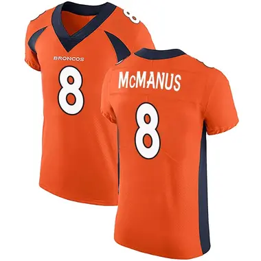 Brandon McManus Jersey #8 Denver Broncos Navy Game