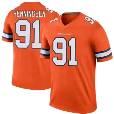 Women's Nike Ben Niemann Orange Denver Broncos Team Game Jersey Size: Extra Large